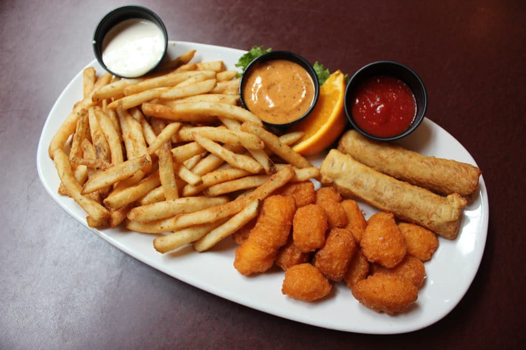 Saz's FestivalFamous Combo Sampler Platter Saz's Hospitality Group