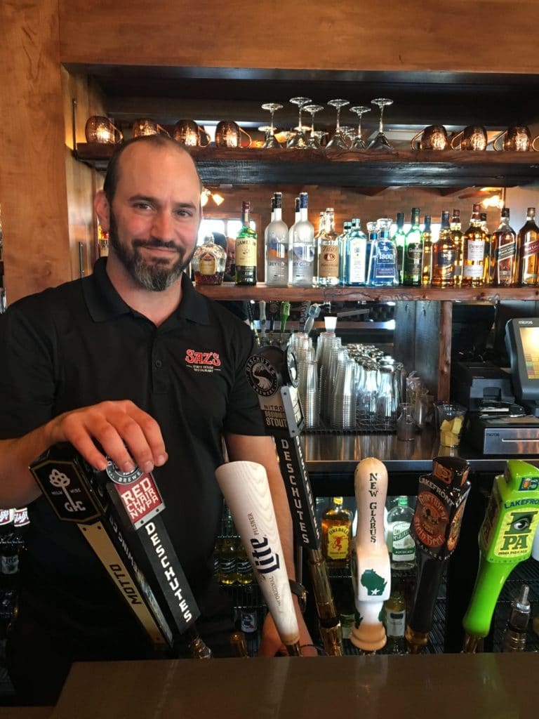Nick Cutraro, Bar Manager at Saz's State House