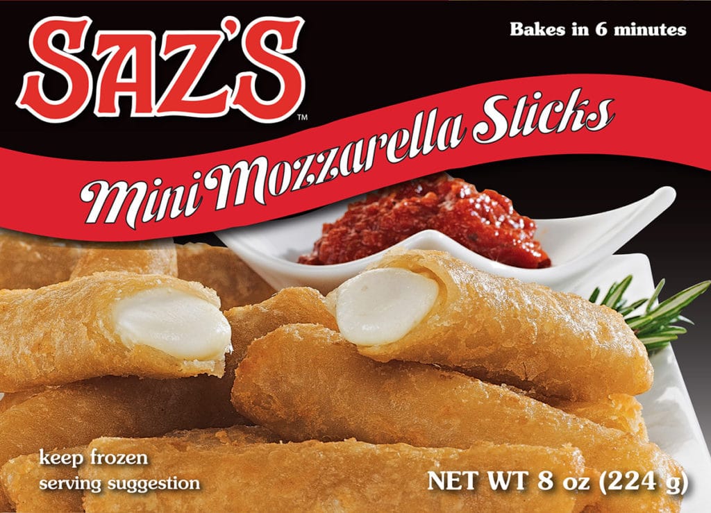 Saz's Mini Mozzarella Sticks