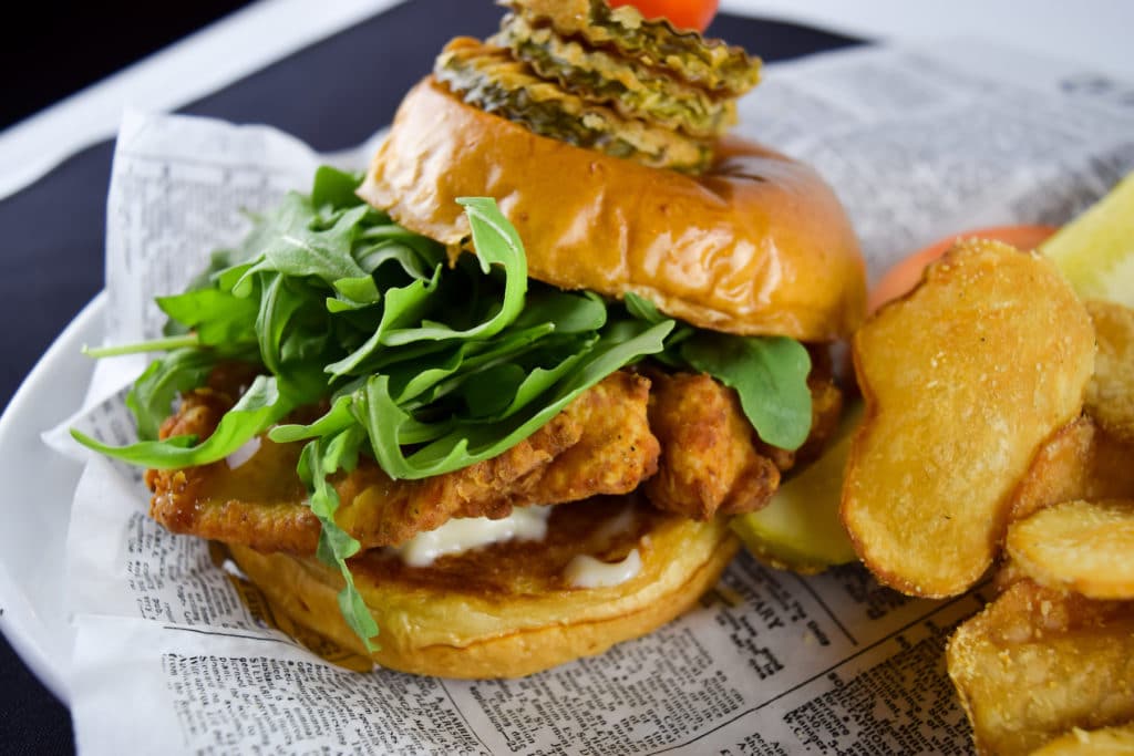 Buttermilk Fried Chicken Sandwich Saz's Hospitality Group