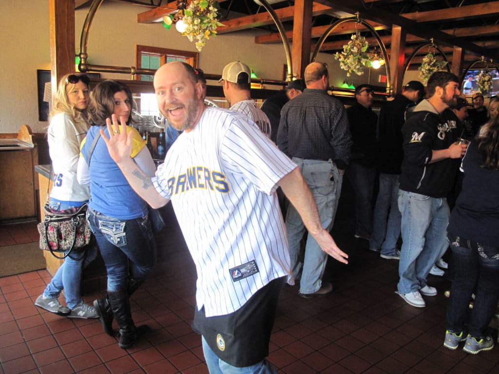 Brewers Opening Day at Saz's State House