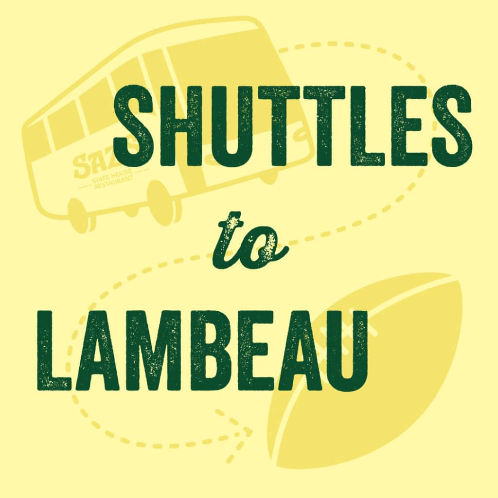 Saz's Packers Shuttle to Lambeau