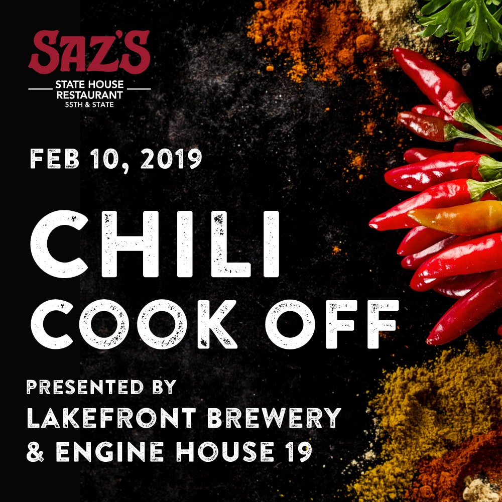 Lakefront Brewery and Engine Co. 19 Chili Cook Off - Saz's State House