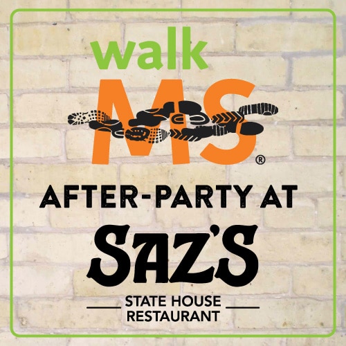 MS Walk after-party at Saz's