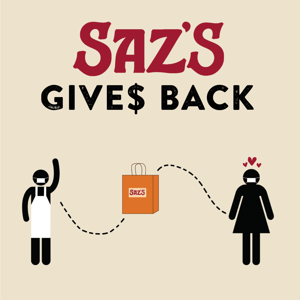 Saz's Give$ Back