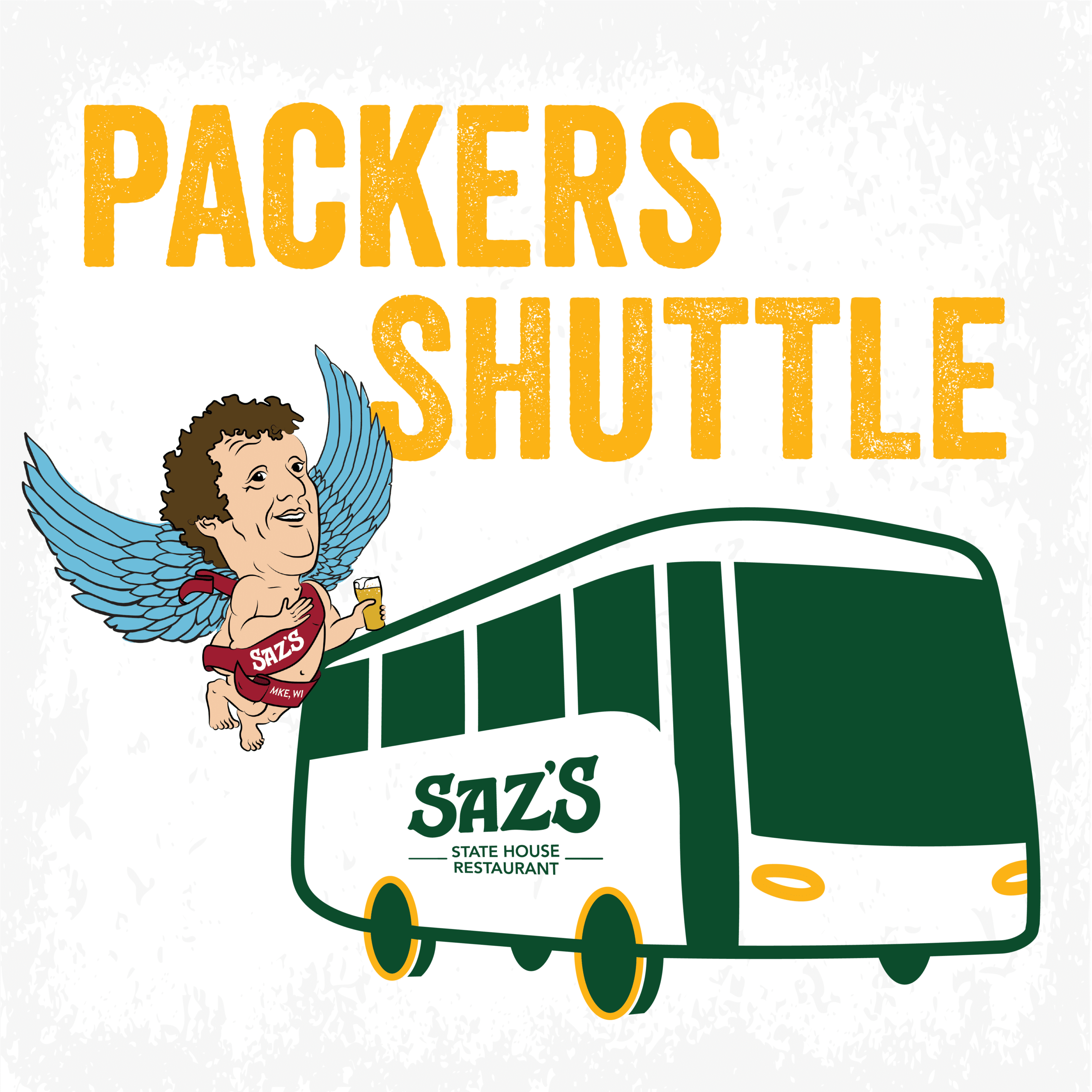 Ride Saz's Packers Shuttles to Lambeau! - Saz's Hospitality Group