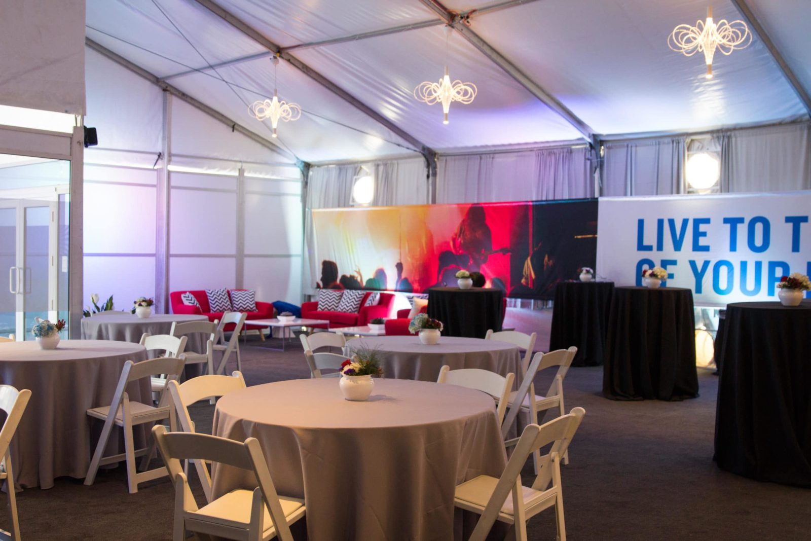 Enjoy your next corporate gathering at the Summerfest VIP areas.
