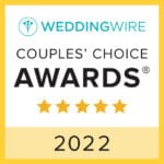 Saz's is a recipient of the 2022 WeddingWire Couples' Choice awards!