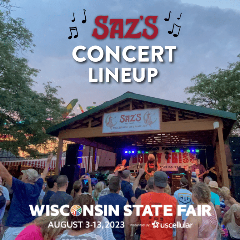 Saz’s State Fair Music Lineup Saz's Hospitality Group