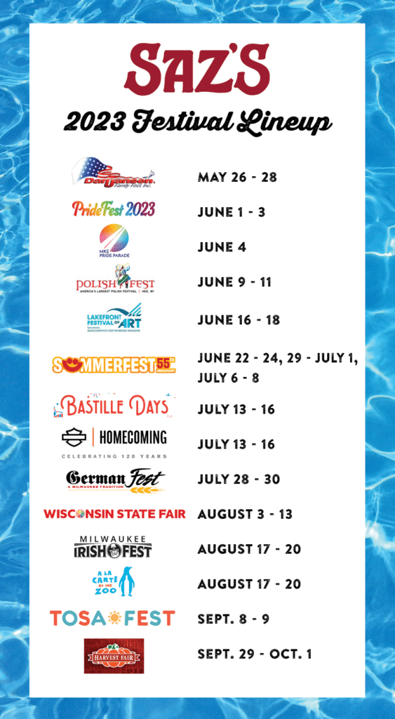 Milwaukee Festival Schedule