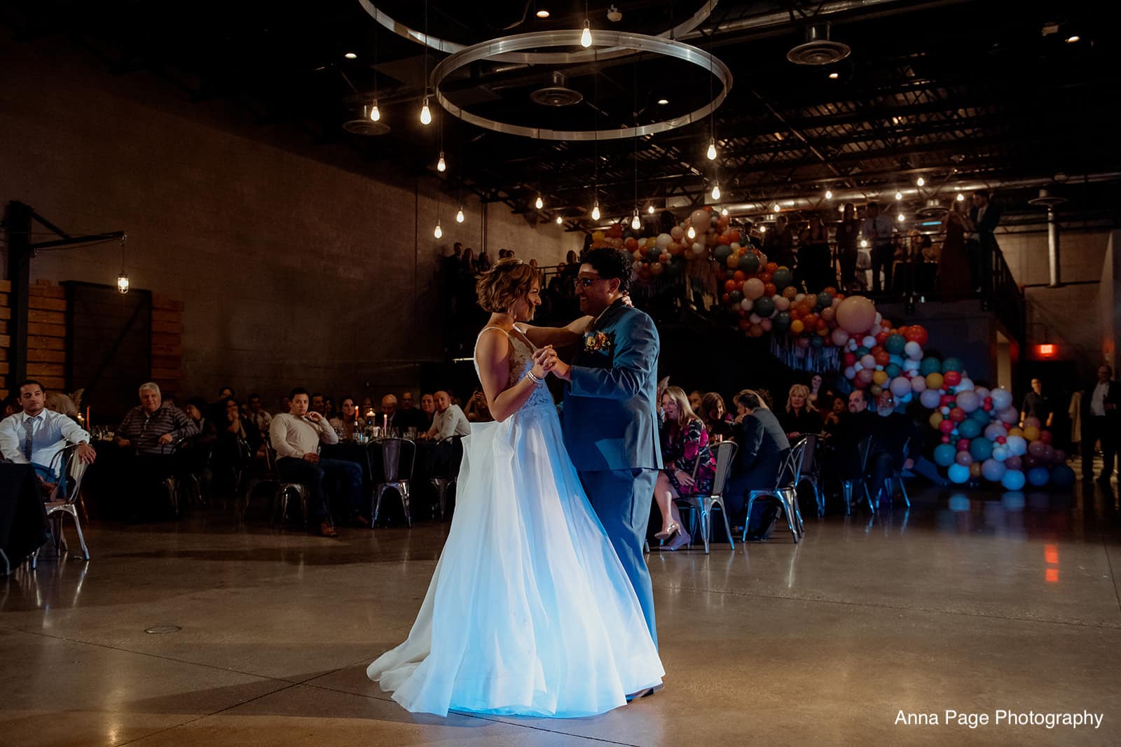 First dance at Milwaukee wedding venue