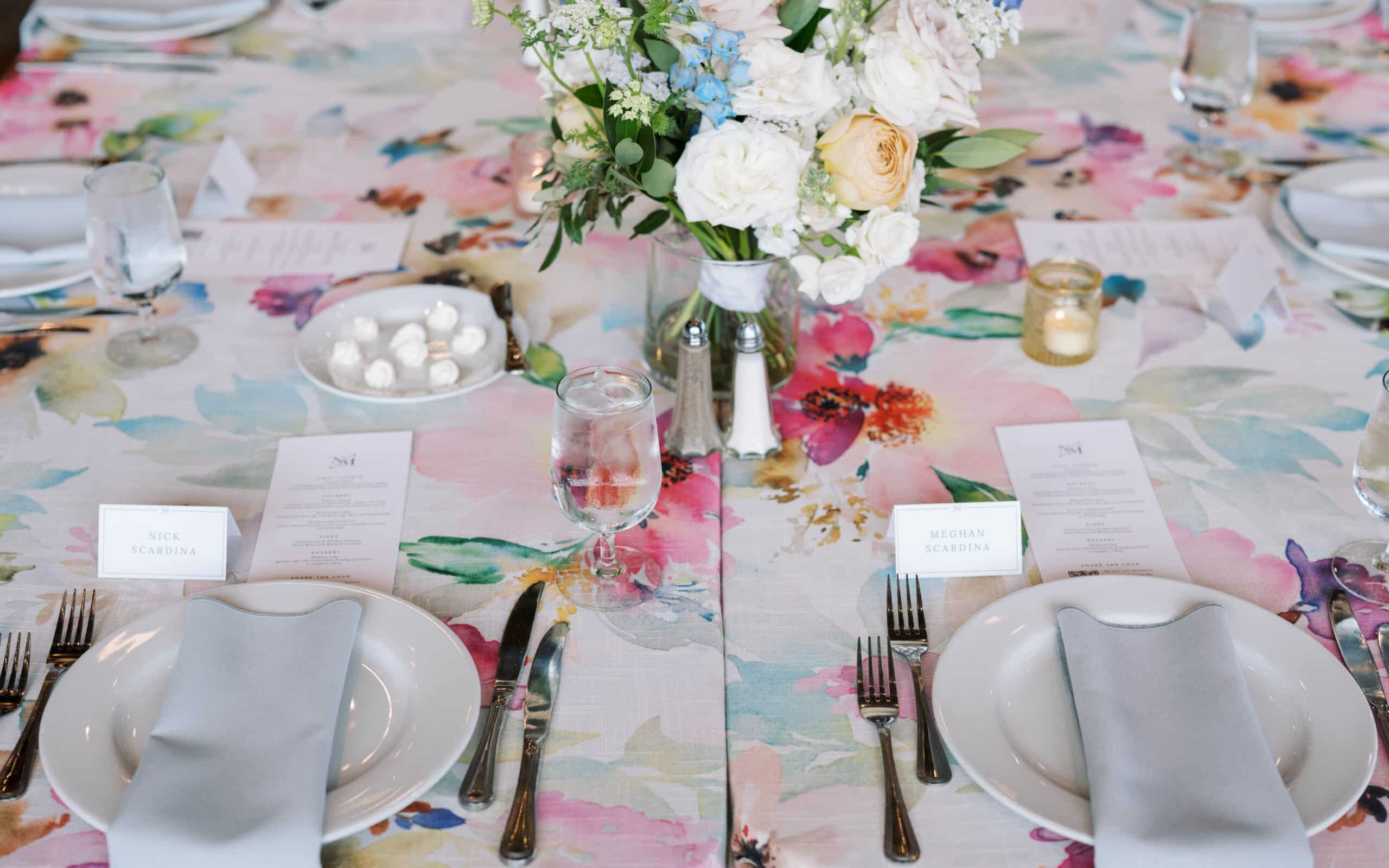 Table set up at Jan Serr Studio