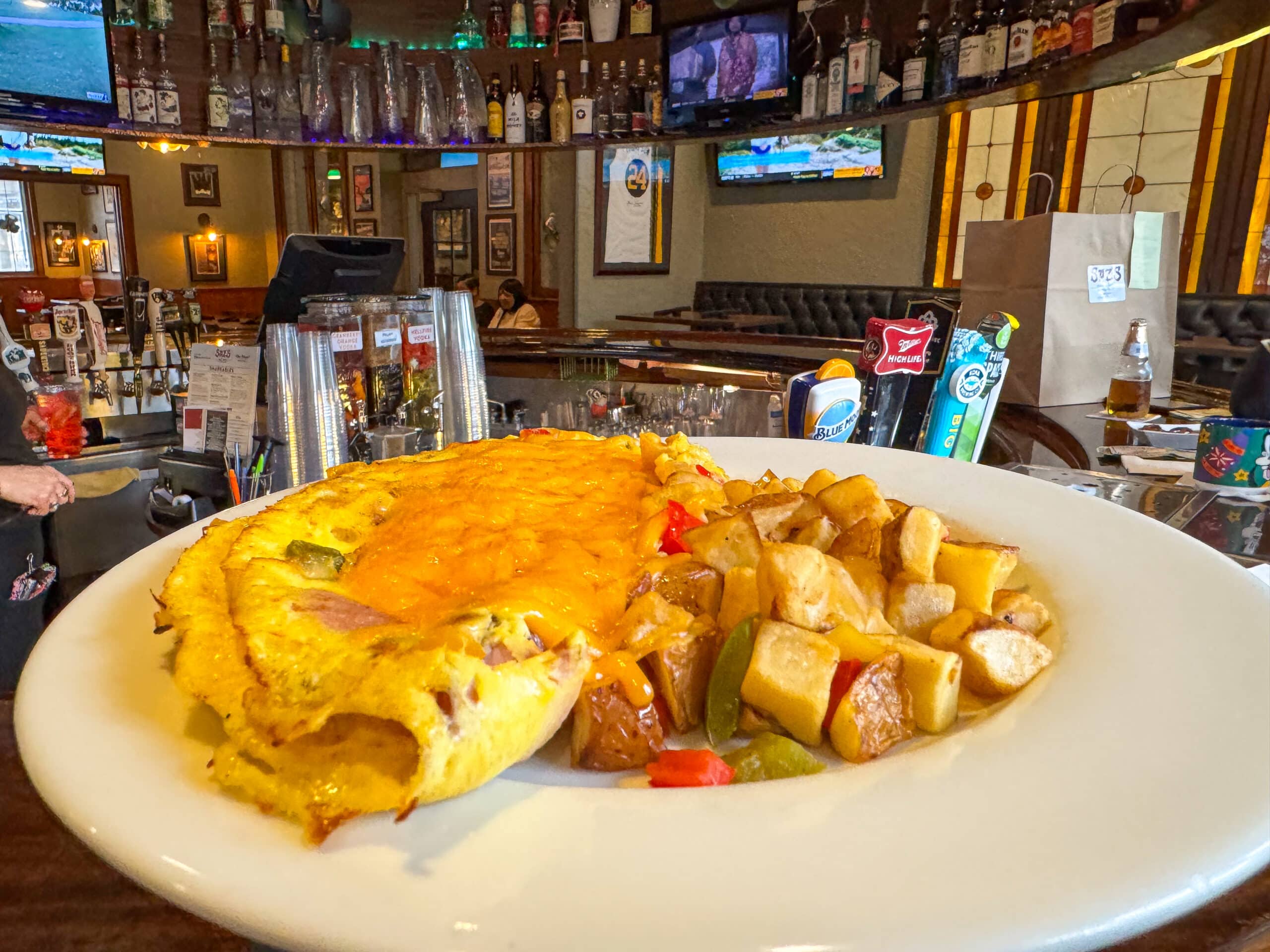 Omelette and Potatoes