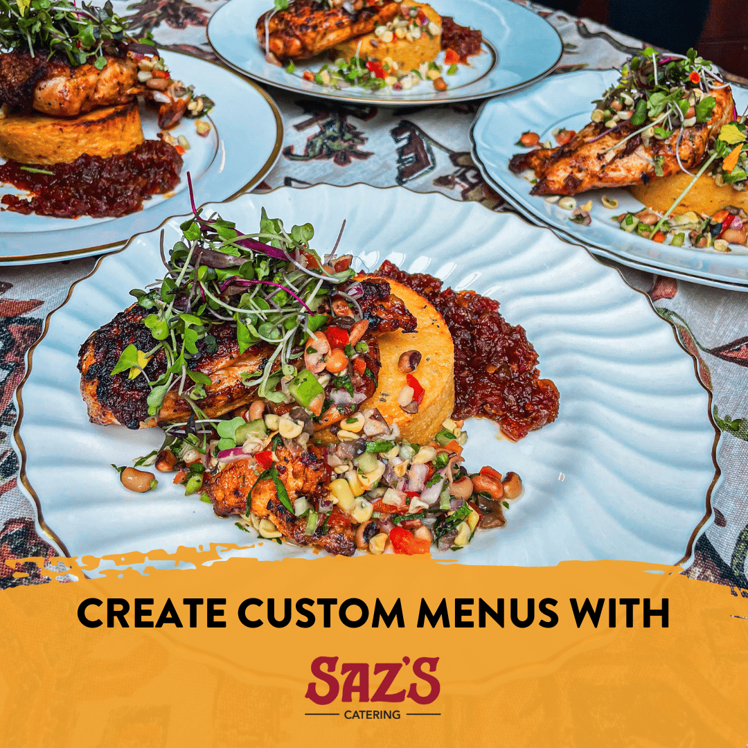 Saz's Catering creating custom menus for Milwaukee events