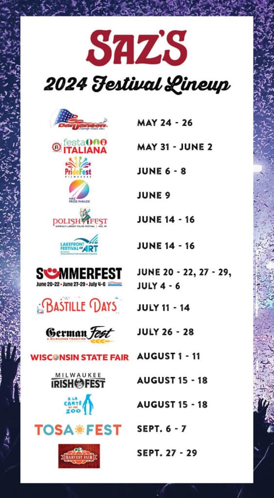 2024 Milwaukee Festivals