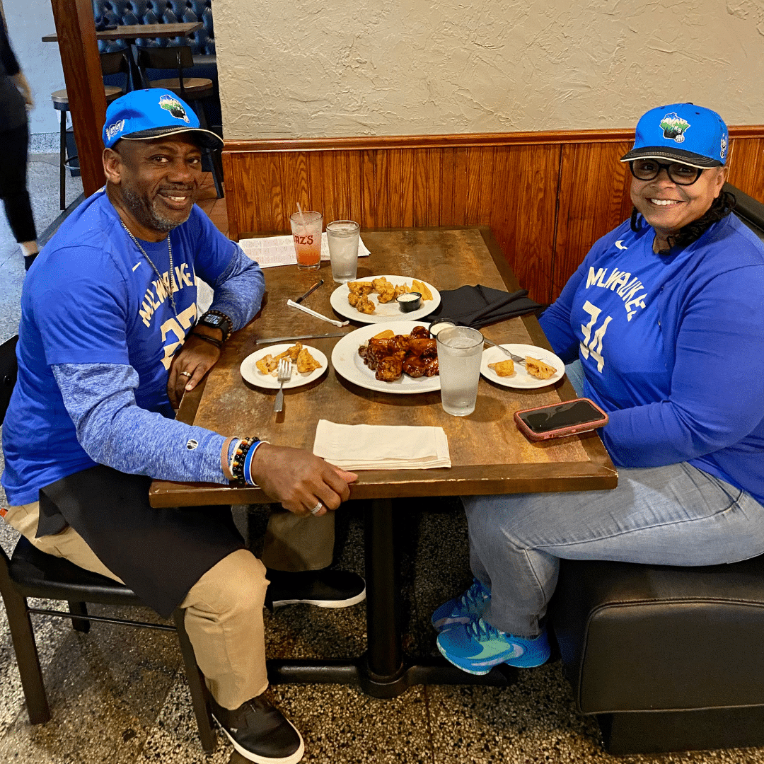 Couple Eating at State House