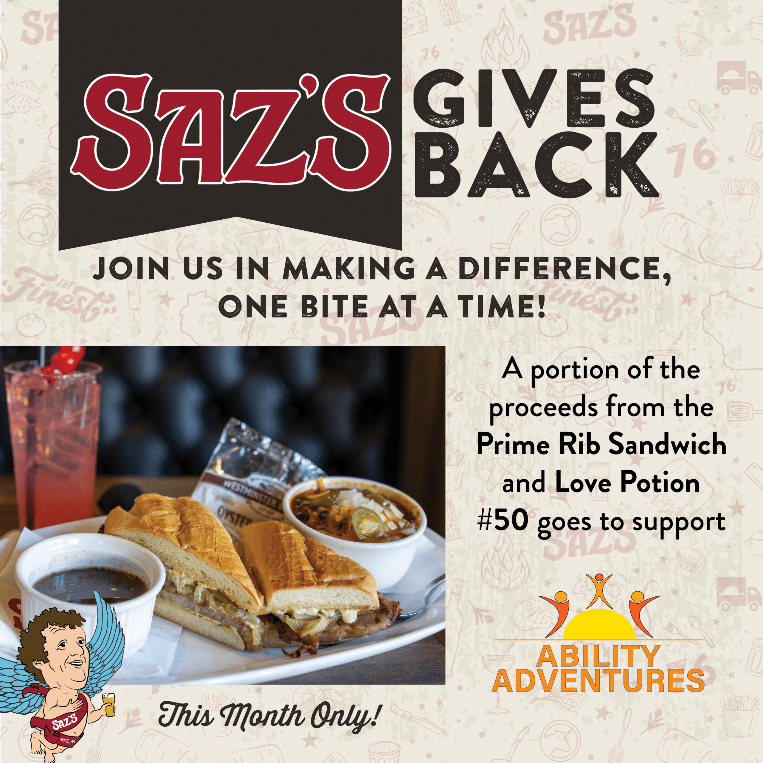GivesBack_POST_February Saz's Gives Back February 2026