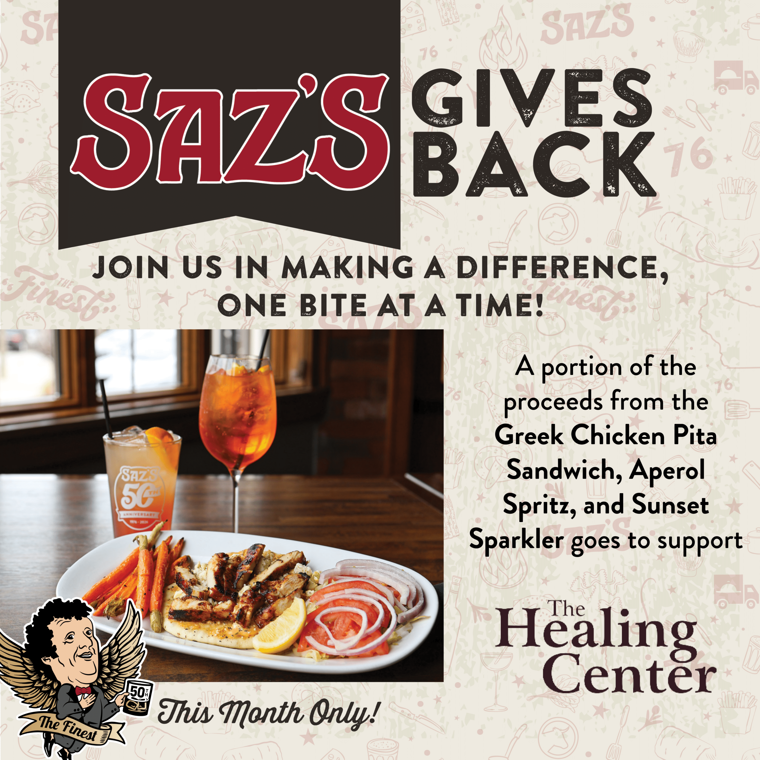 Saz's Gives Back - April 2026