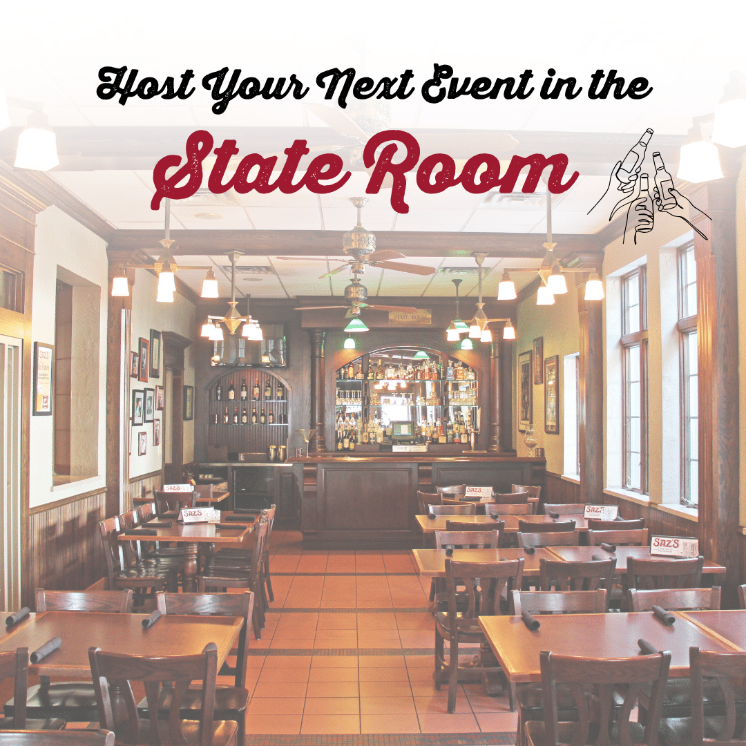 Host Your Next Event at the State Room Host Your Next Event at the State Room