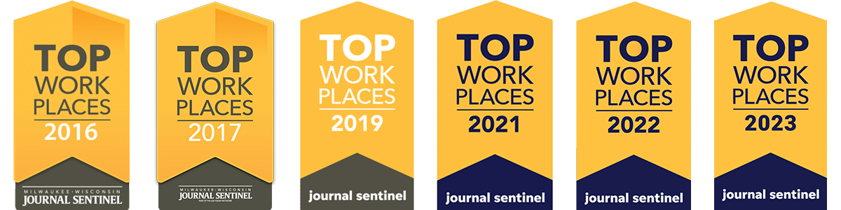 Saz's is proud to be a Top Work Place award recipient!